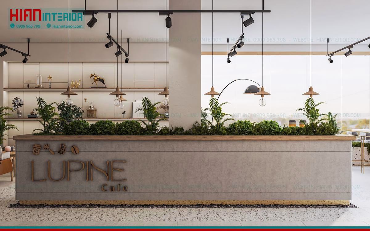Quán Cafe Hiện Đại Ngoài Trời