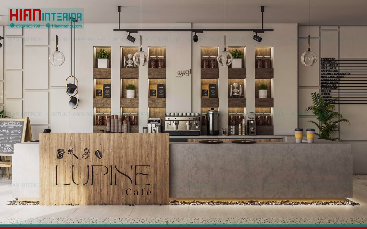 Quán Cafe Hiện Đại Ngoài Trời