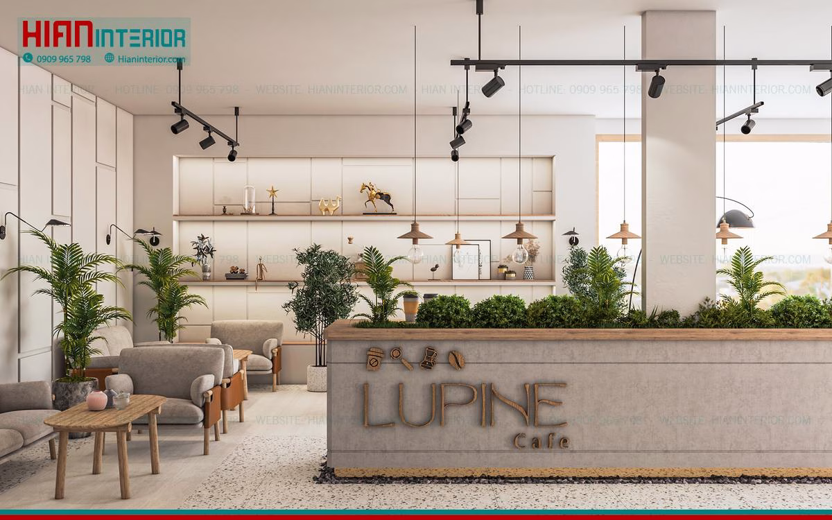 Quán Cafe Hiện Đại Ngoài Trời