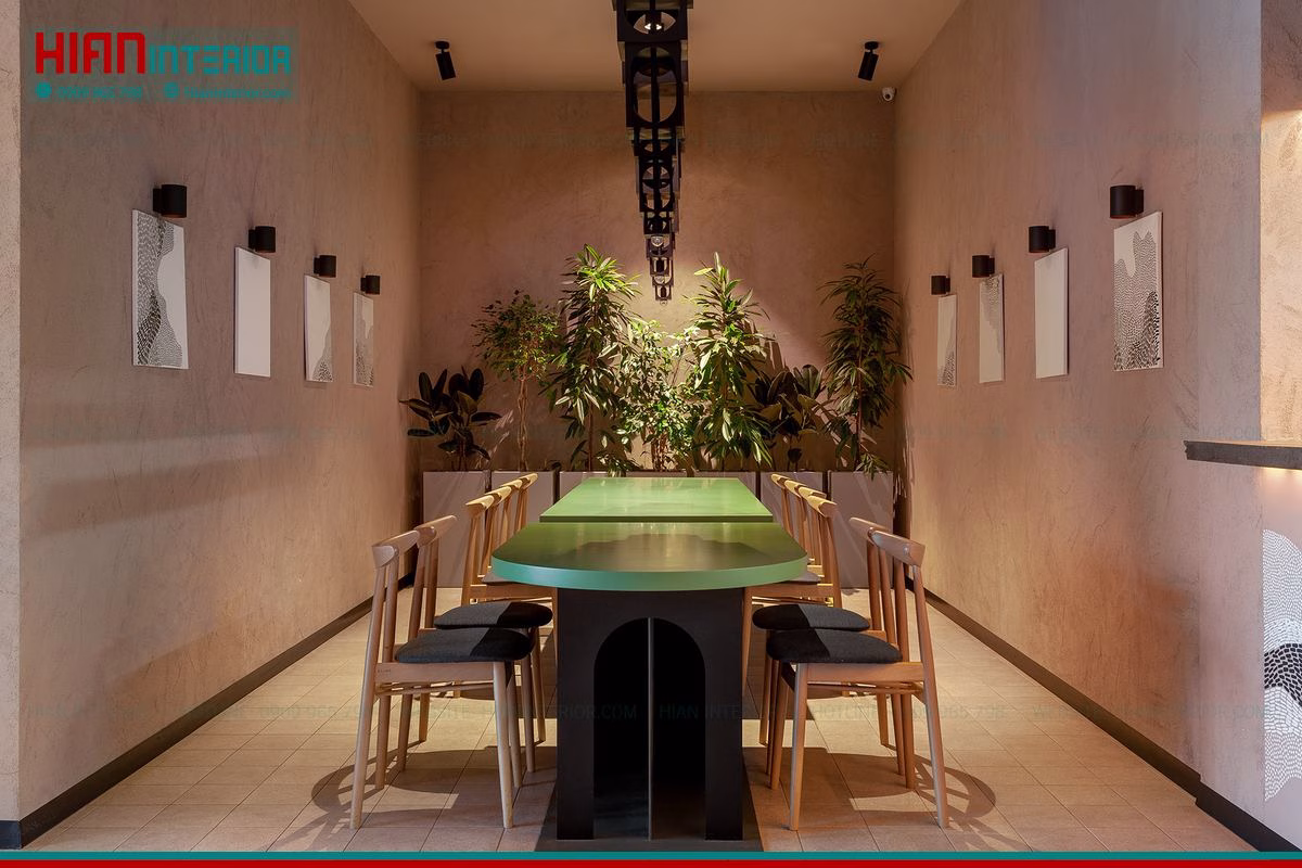 Quán Cafe Hiện Đại Trong Nhà