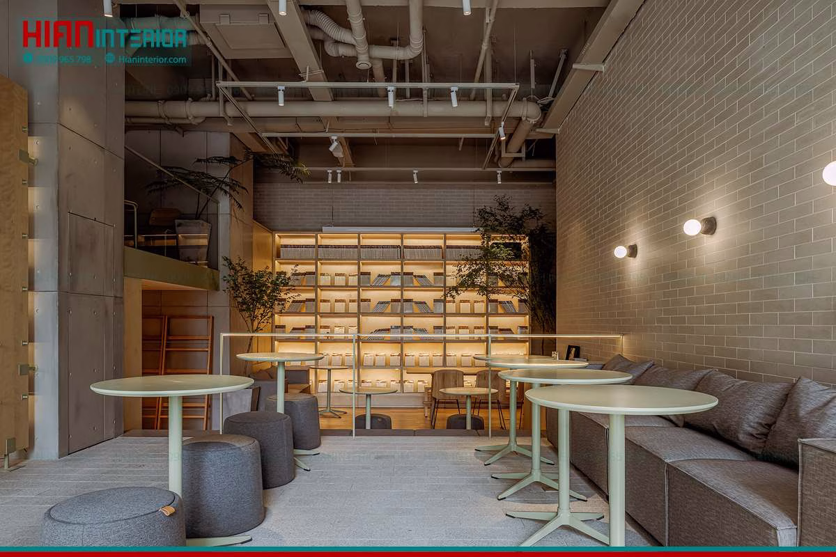 Quán Cafe Hiện Đại Góc Phố