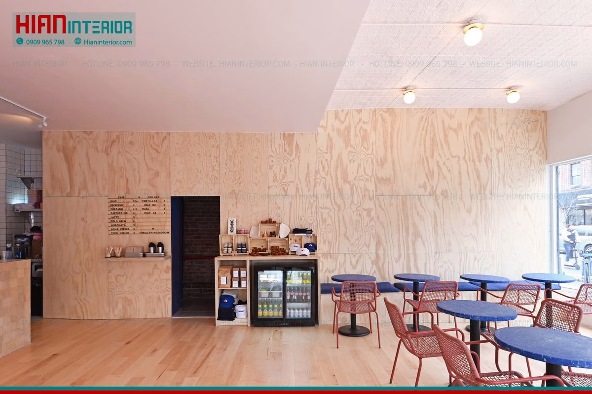 Quán Cafe Hiện Đại Kết Hợp Nhà Ở