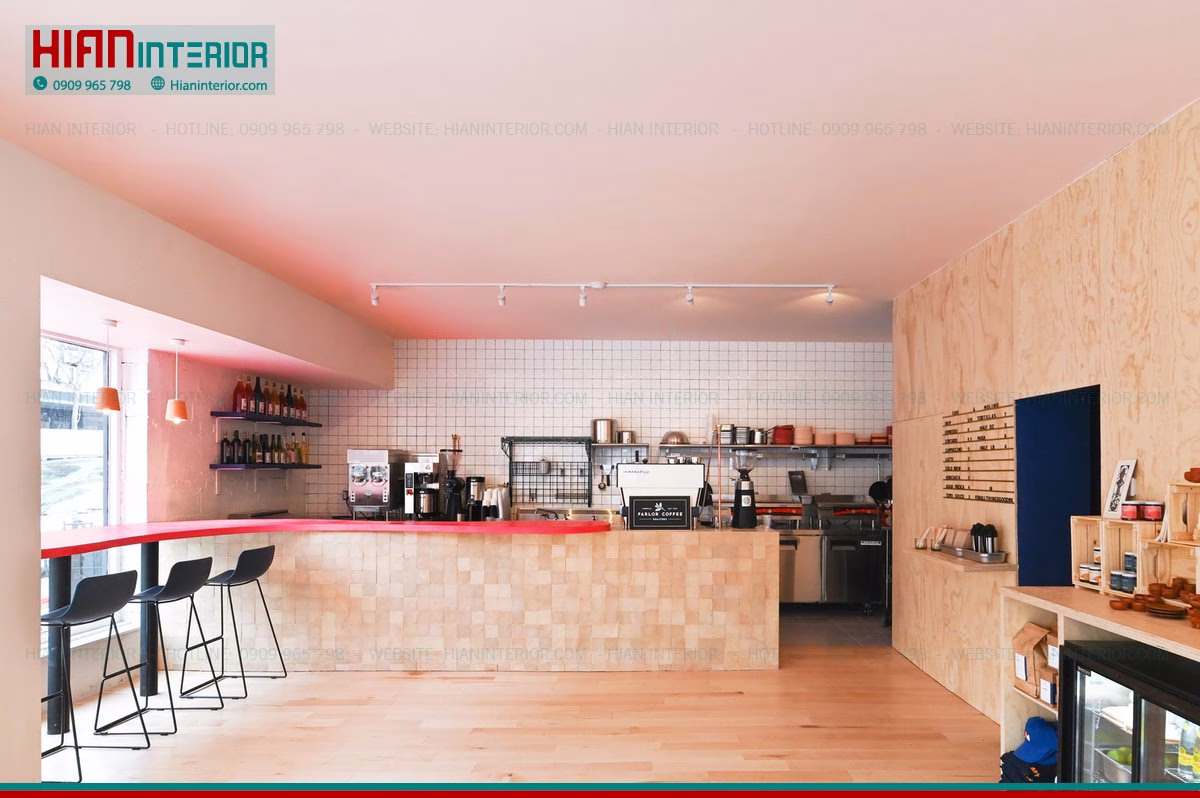 Quán Cafe Hiện Đại Kết Hợp Nhà Ở