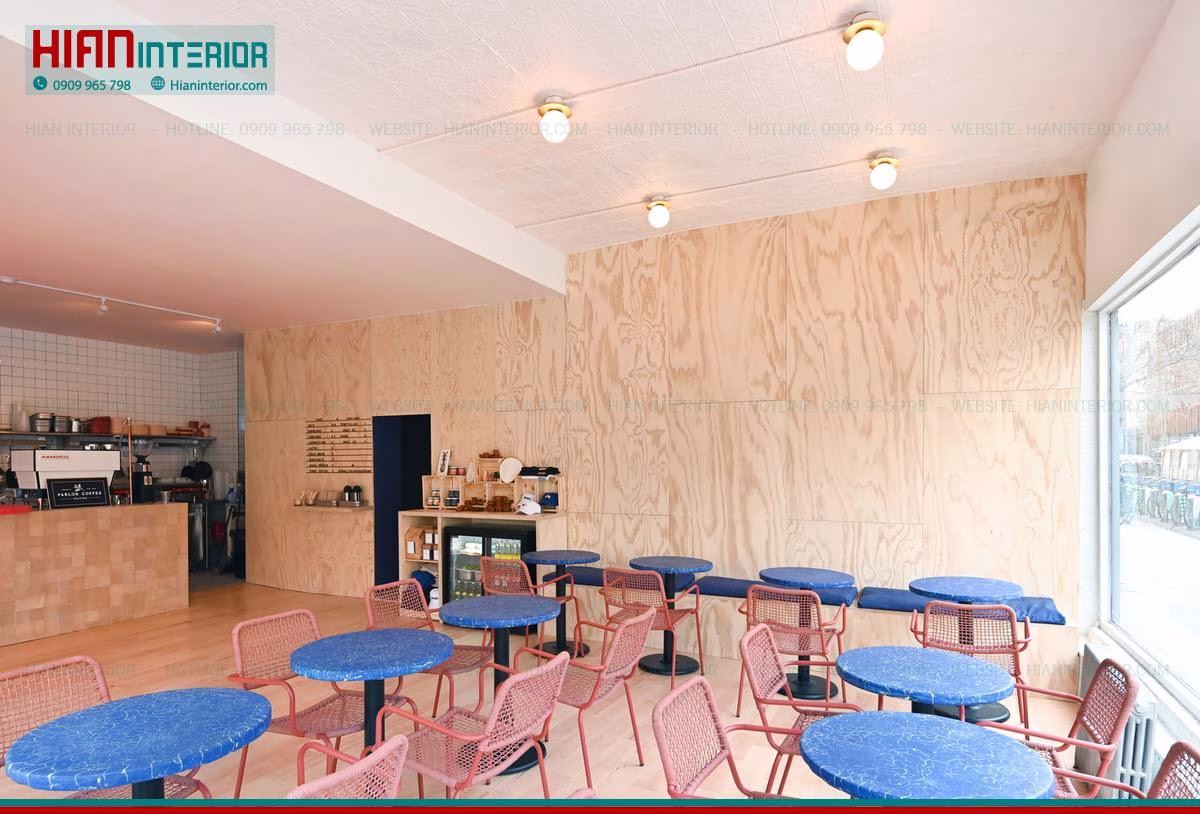 Quán Cafe Hiện Đại Kết Hợp Nhà Ở