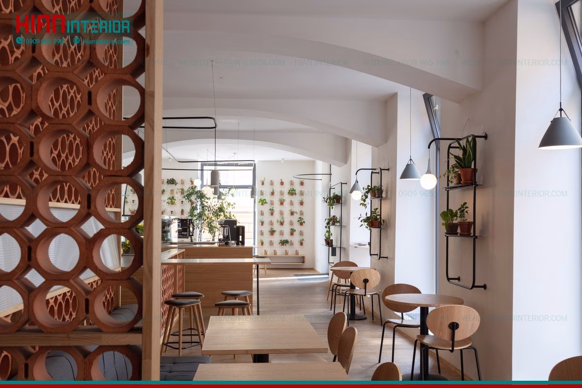 Quán Cafe Hiện Đại Tiết Kiệm Diện Tích