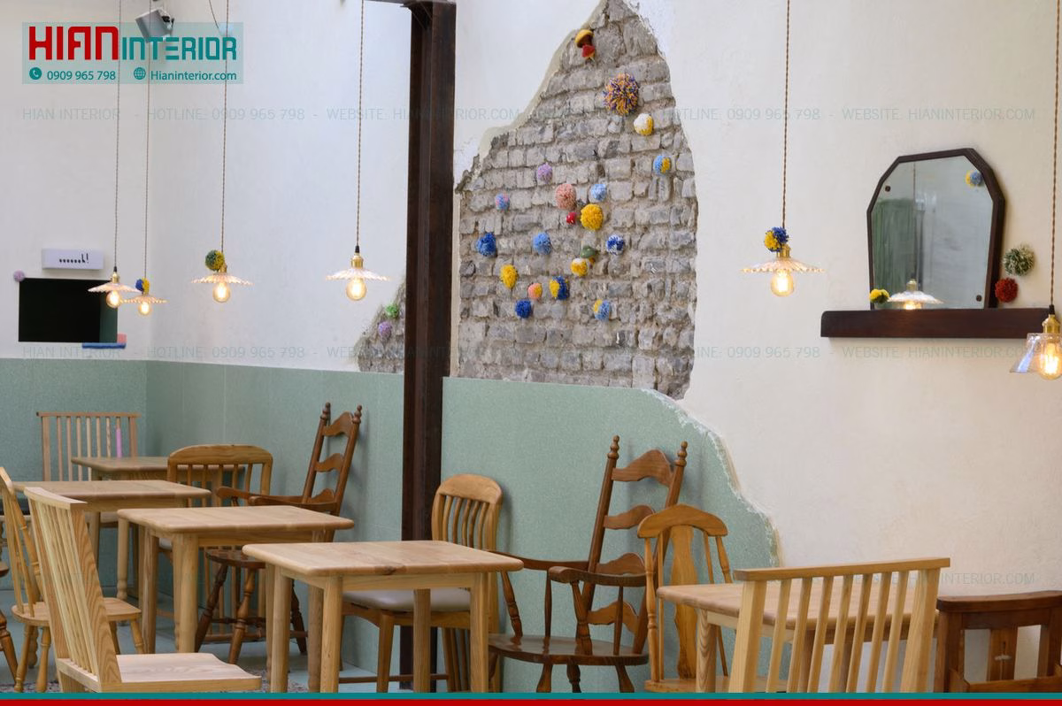 Quán Cafe Hiện Đại Nhiều Ánh Sáng