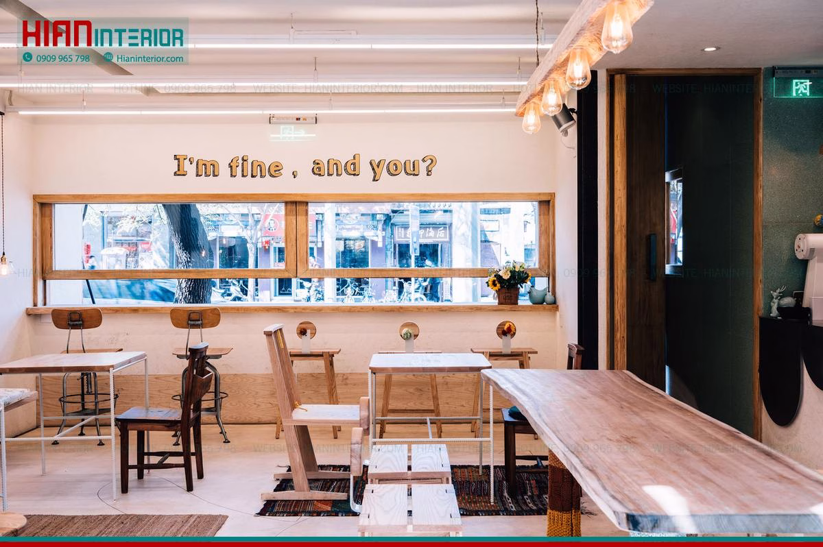 Quán Cafe Hiện Đại Nhiều Ánh Sáng