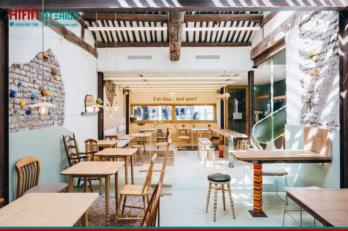 Quán Cafe Hiện Đại Nhiều Ánh Sáng