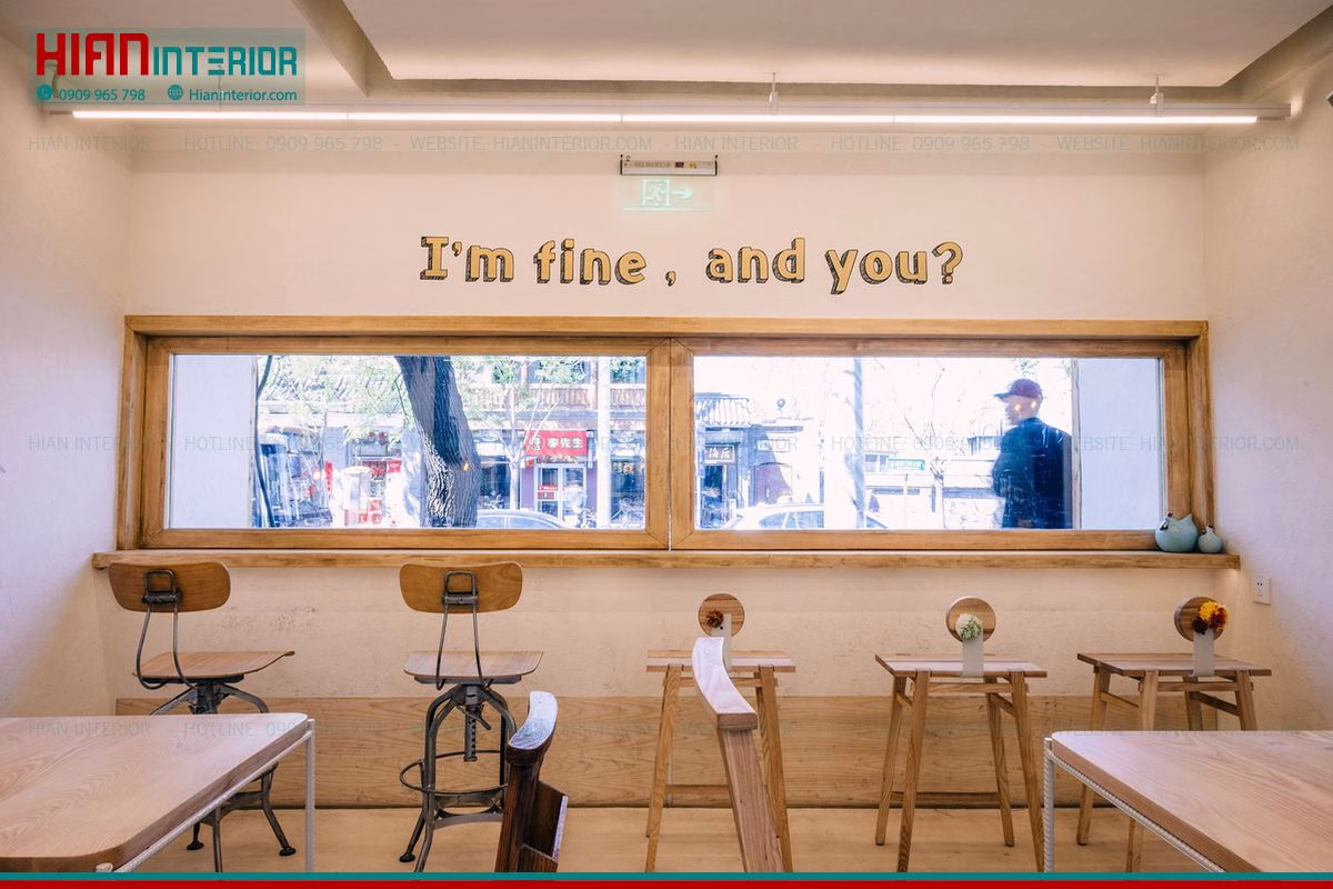 Quán Cafe Hiện Đại Nhiều Ánh Sáng