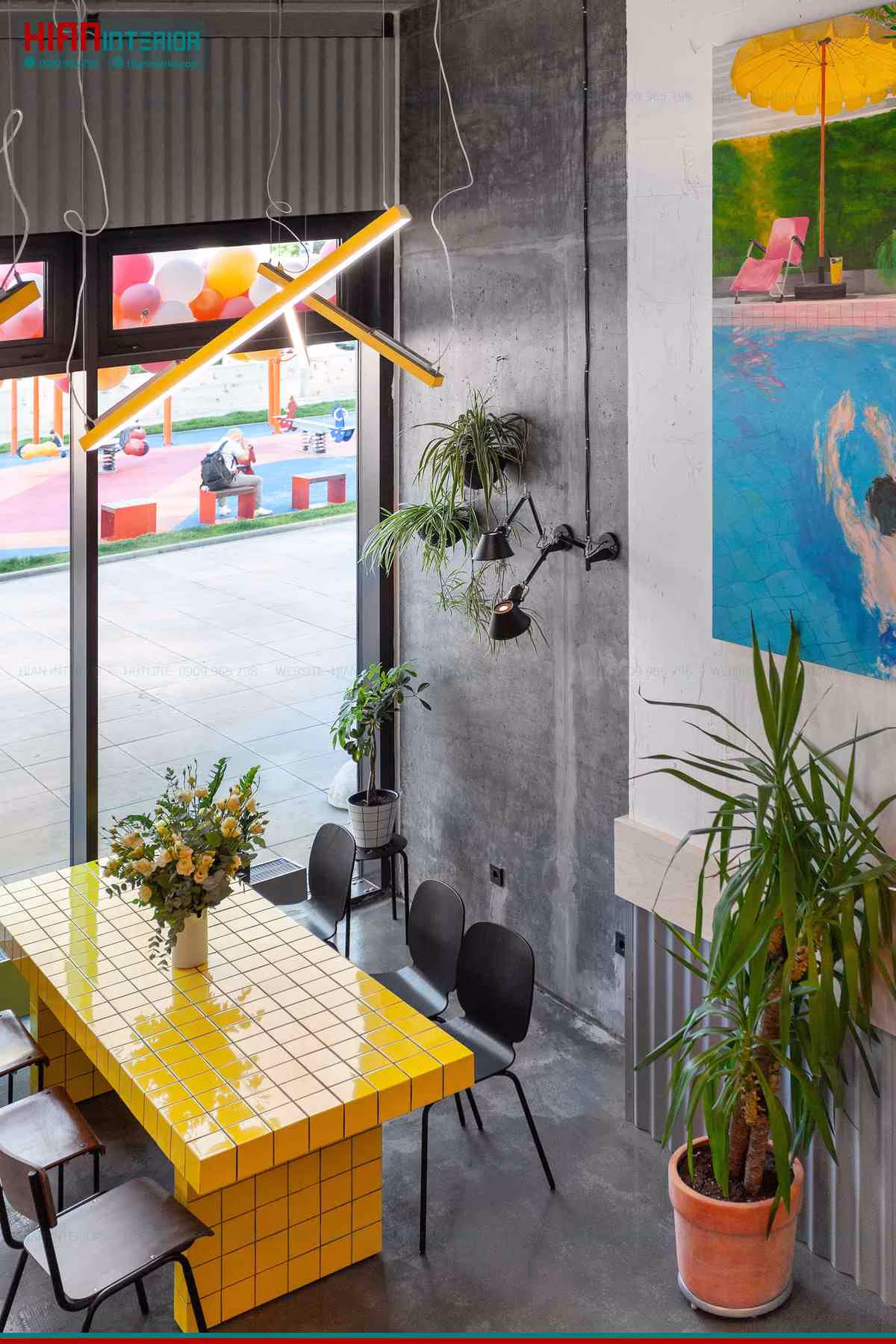 Quán Cafe Hiện Đại Thoáng Mát