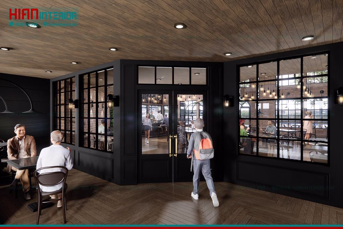 Quán Cafe Hiện Đại Chi Phí Thấp