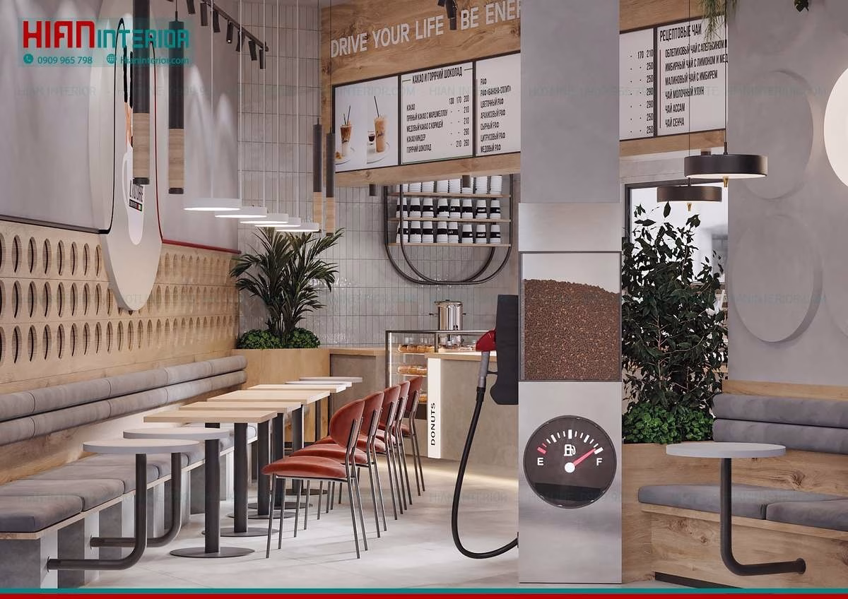 Quán Cafe Hiện Đại Cho Người Mới