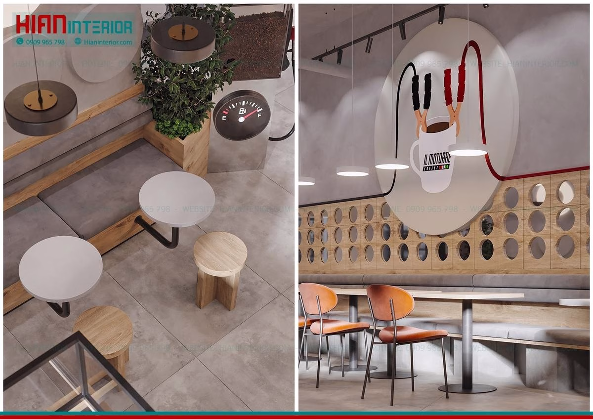 Quán Cafe Hiện Đại Cho Người Mới