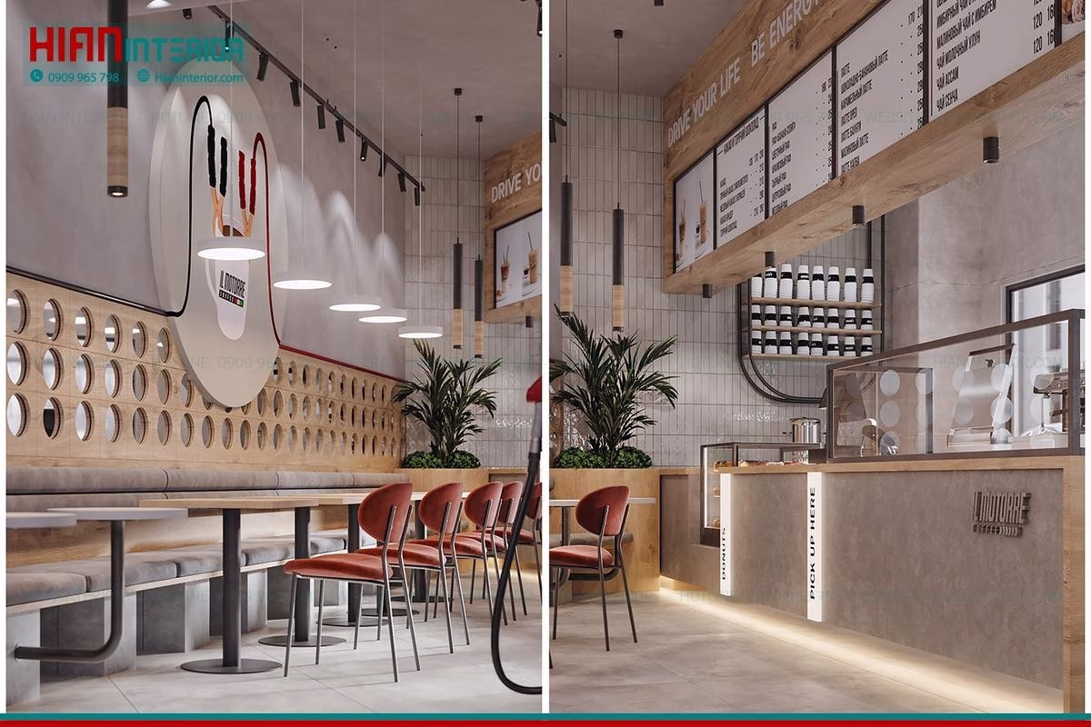 Quán Cafe Hiện Đại Cho Người Mới