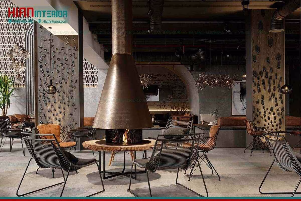 Mẫu Thiết Kế Quán Cafe Hiện Đại Nhỏ