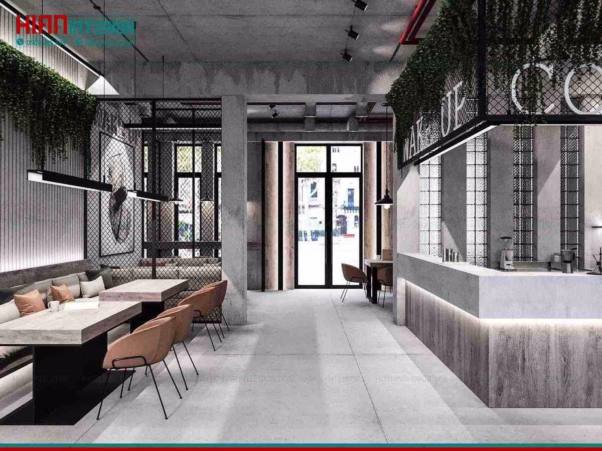Mẫu Quán Cafe Hiện Đại Đơn Giản
