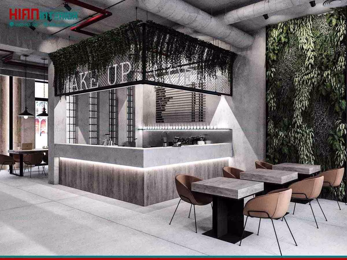 Mẫu Quán Cafe Hiện Đại Đơn Giản