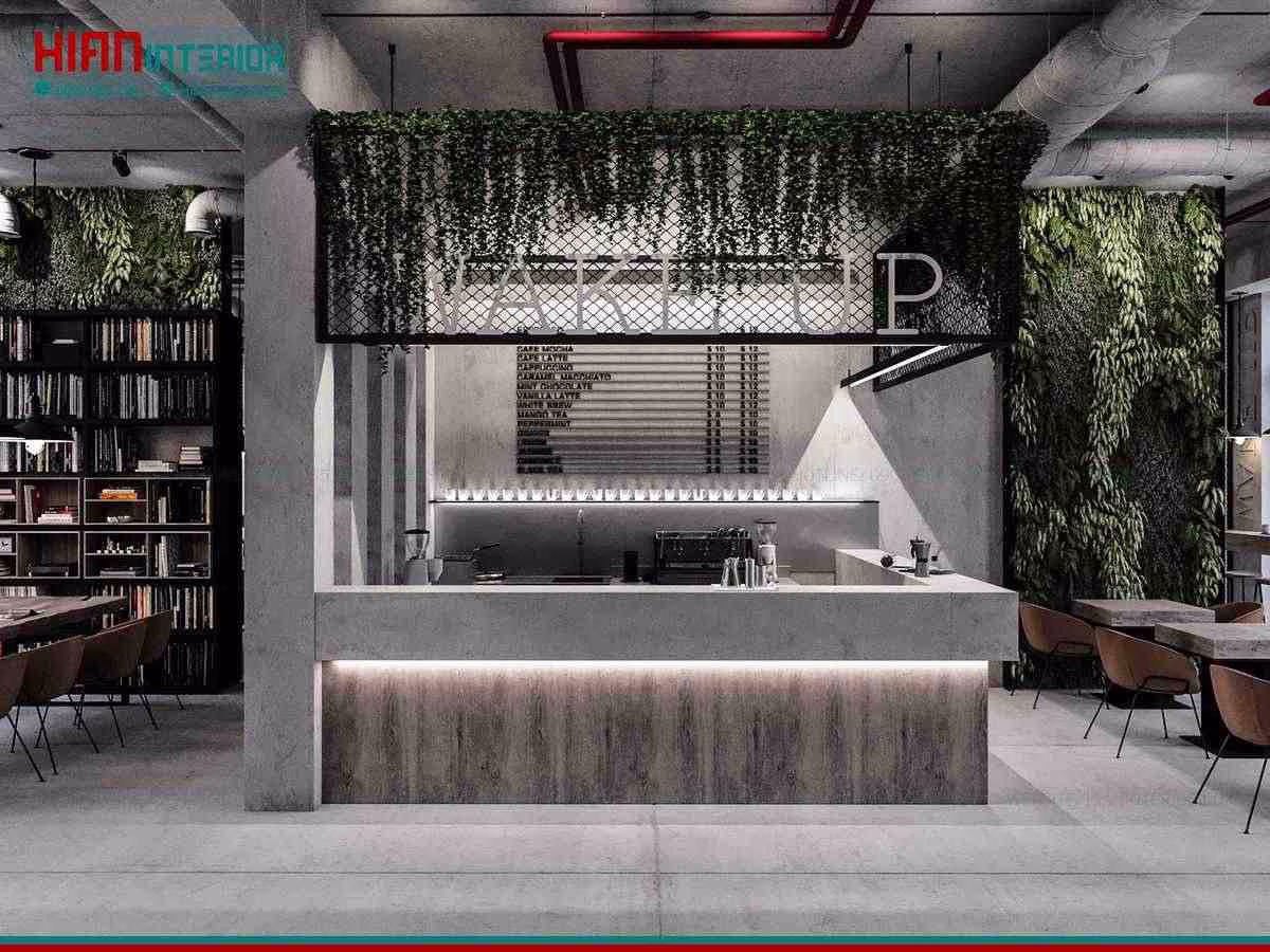 Mẫu Quán Cafe Hiện Đại Đơn Giản