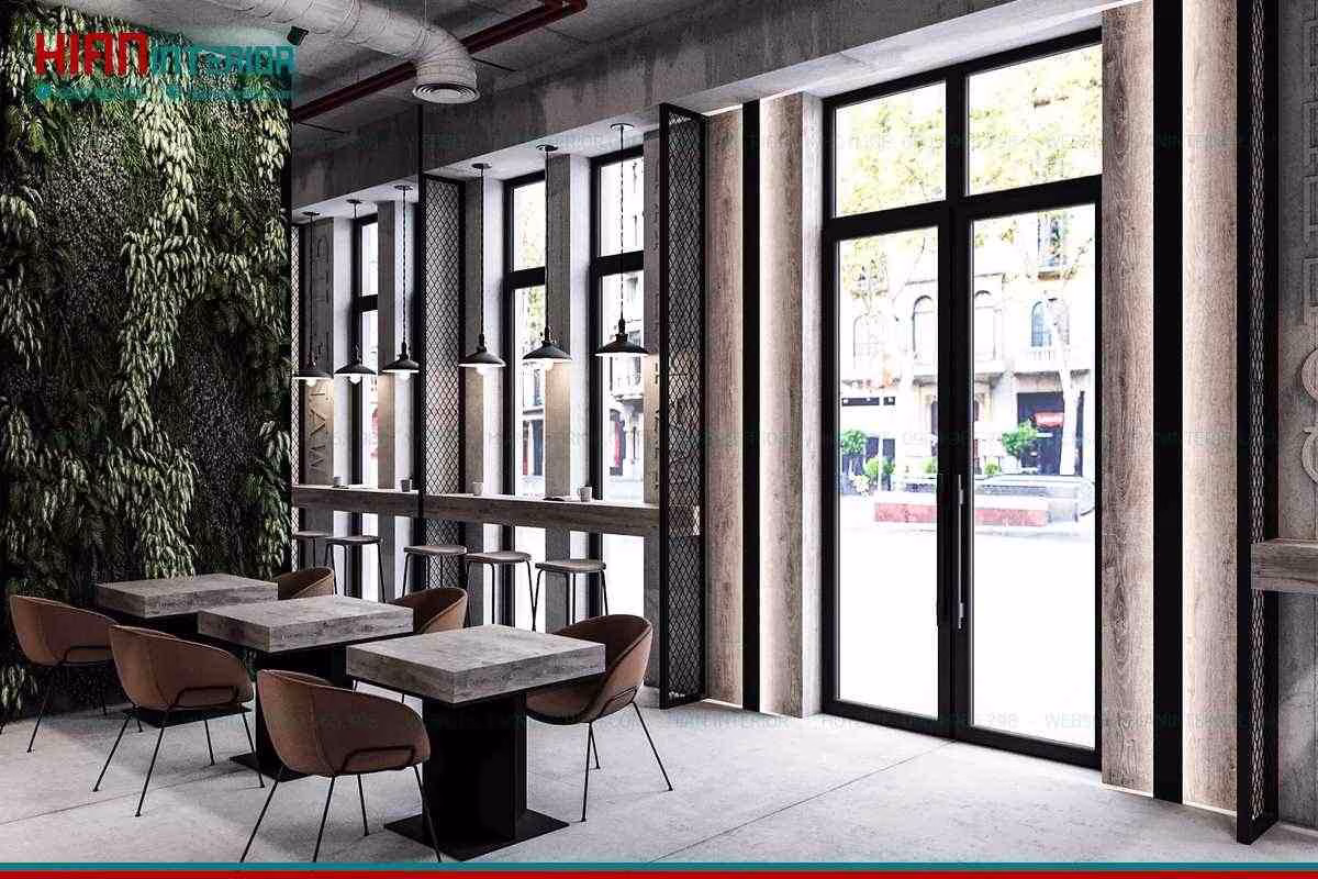 Mẫu Quán Cafe Hiện Đại Đơn Giản