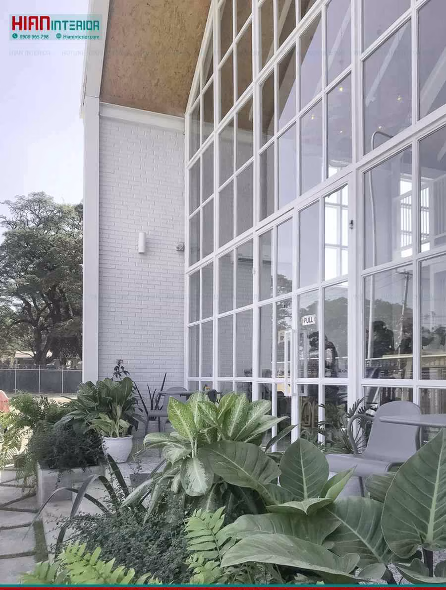 Thiết Kế Quán Cafe Khung Thép