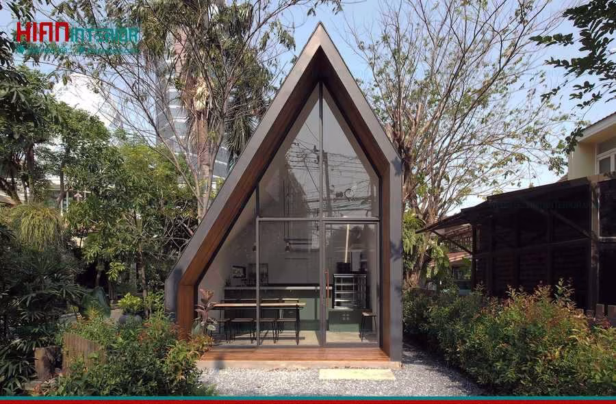 Mẫu Quán Cafe Khung Thép