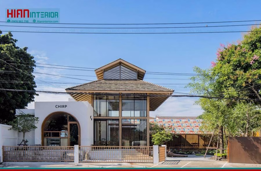 Quán Cafe Khung Thép Đẹp