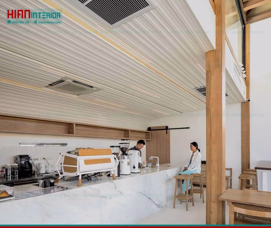 Quán Cafe Khung Thép Đẹp