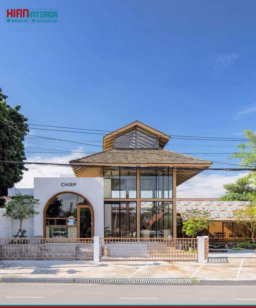 Quán Cafe Khung Thép Đẹp