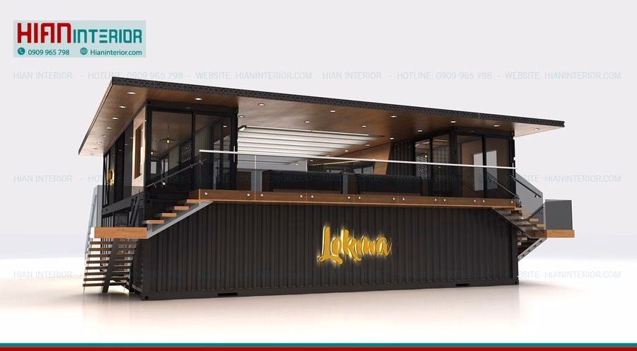 Phong Cách Quán Cafe Khung Thép 2025