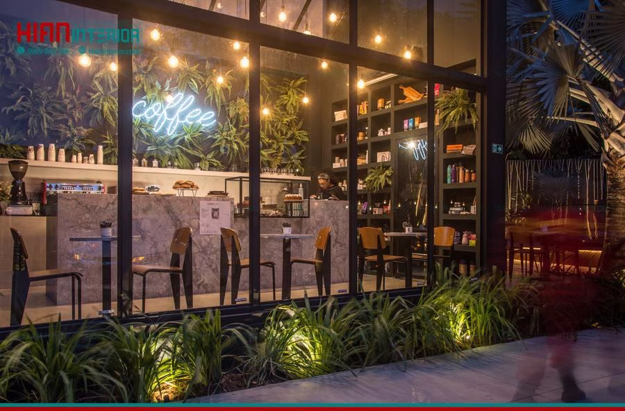 Xu Hướng Thiết Kế Quán Cafe Khung Thép