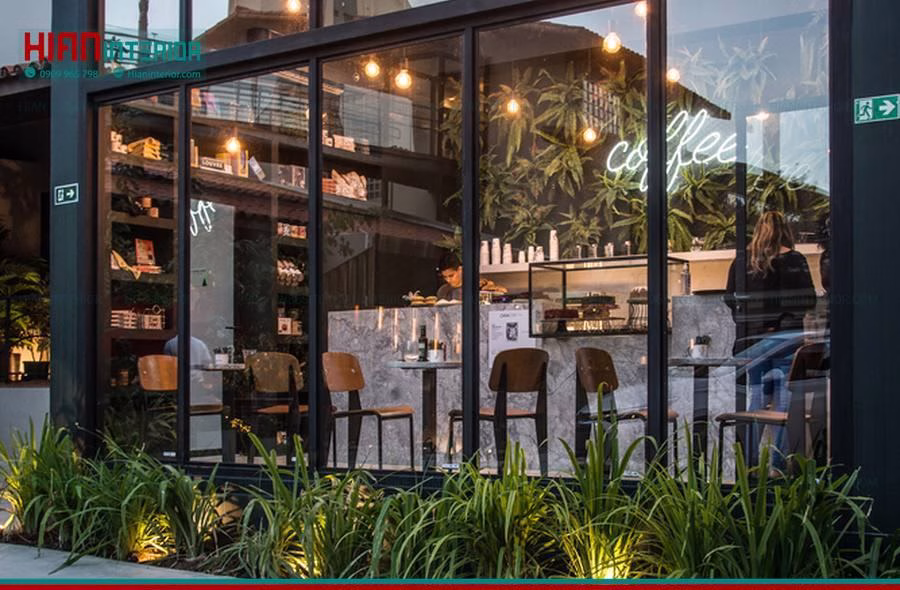 Xu Hướng Thiết Kế Quán Cafe Khung Thép