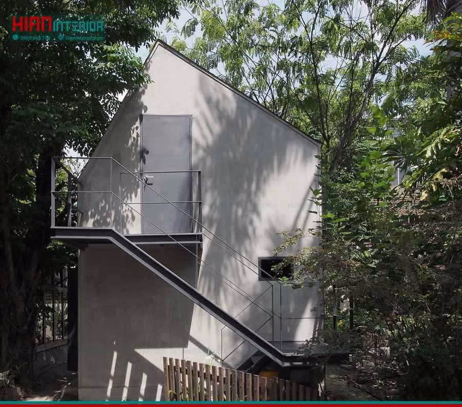 Quán Cafe Khung Thép 30M2