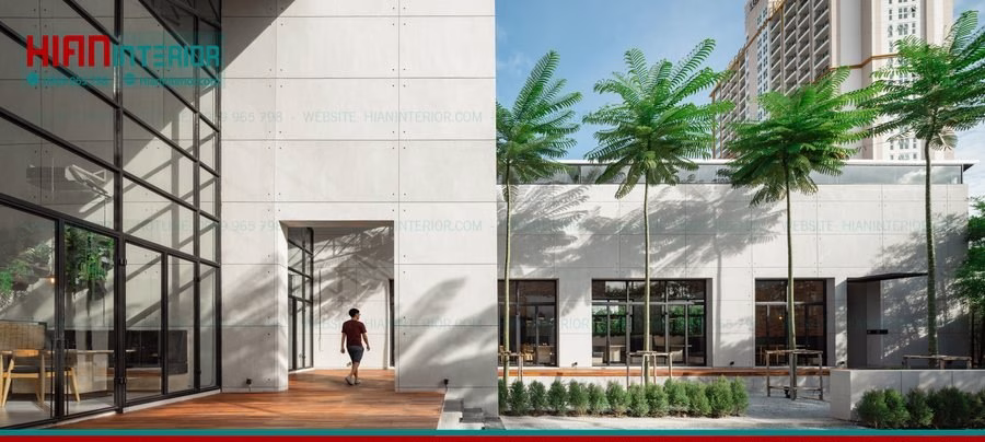 Quán Cafe Khung Thép 40M2