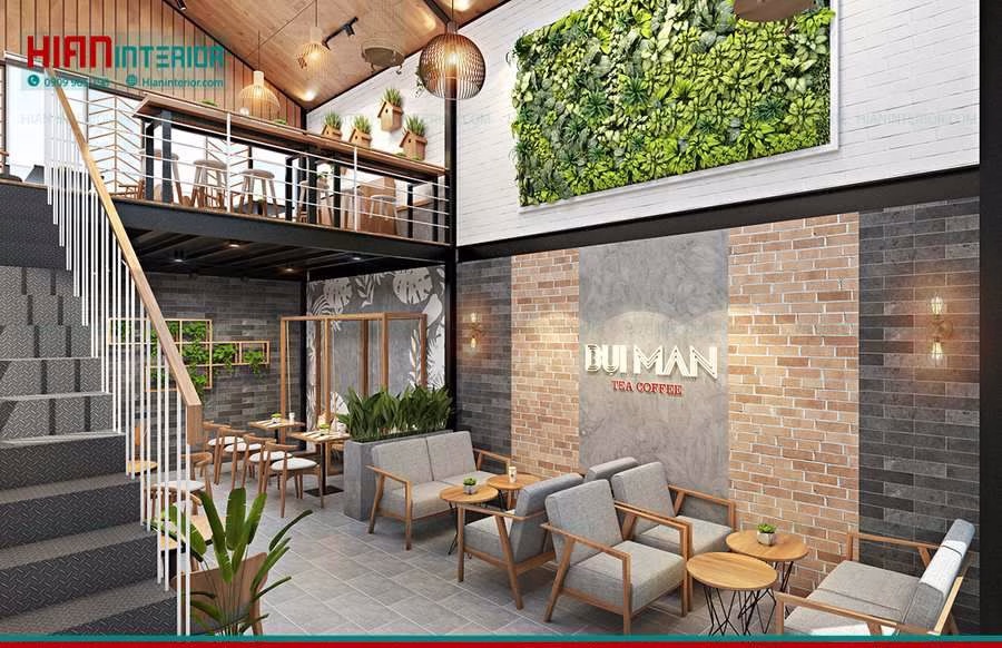 Quán Cafe Khung Thép Mặt Tiền