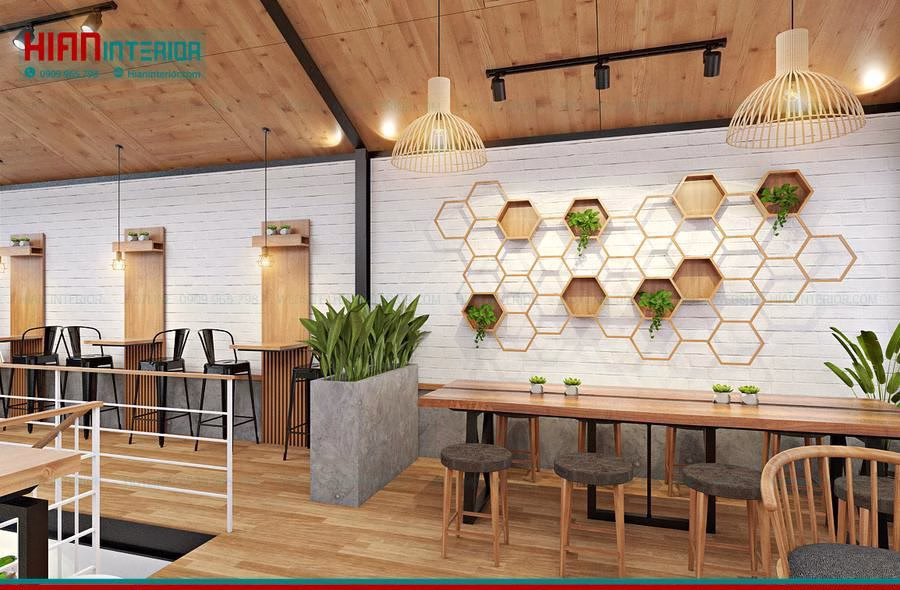 Quán Cafe Khung Thép Mặt Tiền