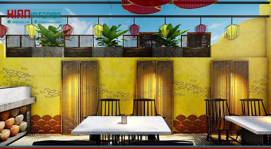 Quán Cafe Khung Thép Diện Tích Nhỏ