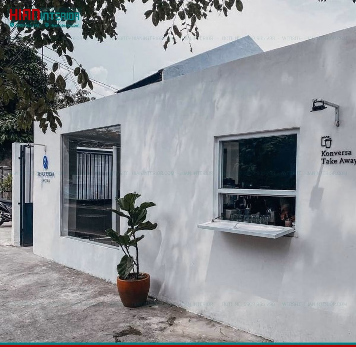 Setup Quán Cafe Sân Vườn
