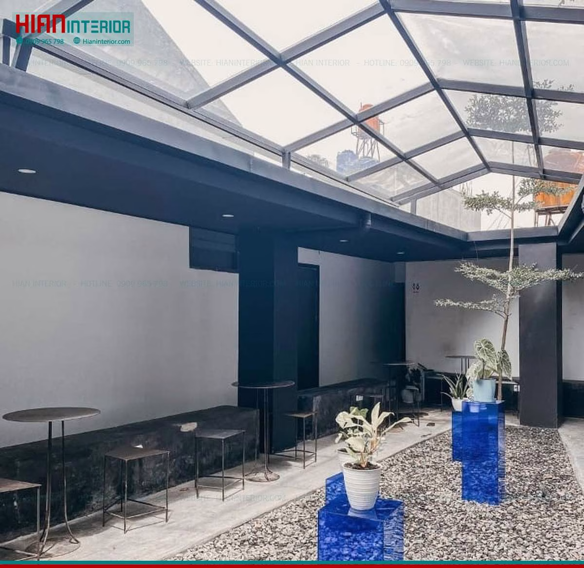 Setup Quán Cafe Sân Vườn