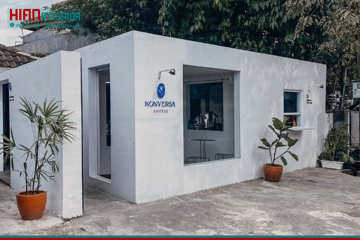 Setup Quán Cafe Sân Vườn