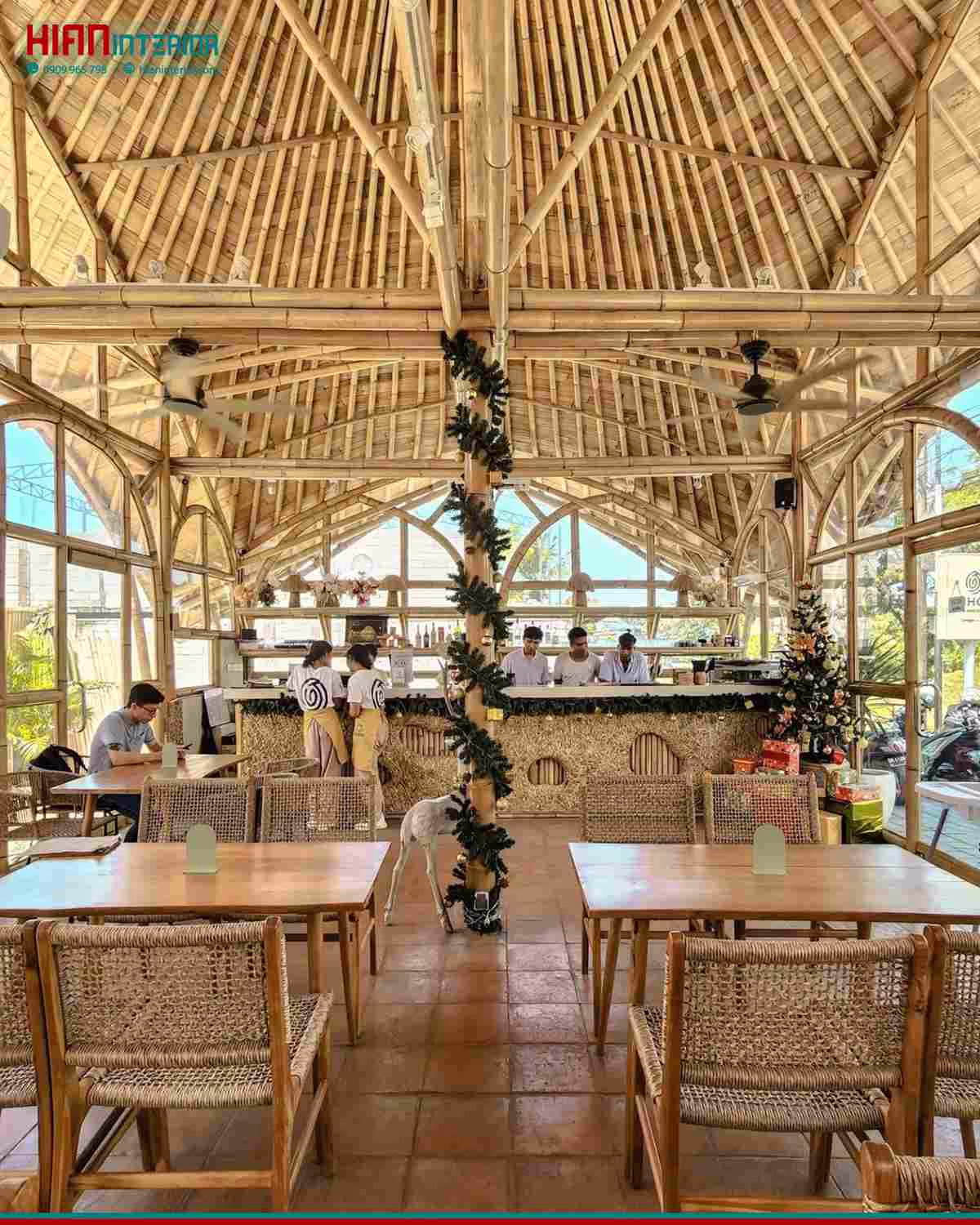 Setup quán cafe sân vườn