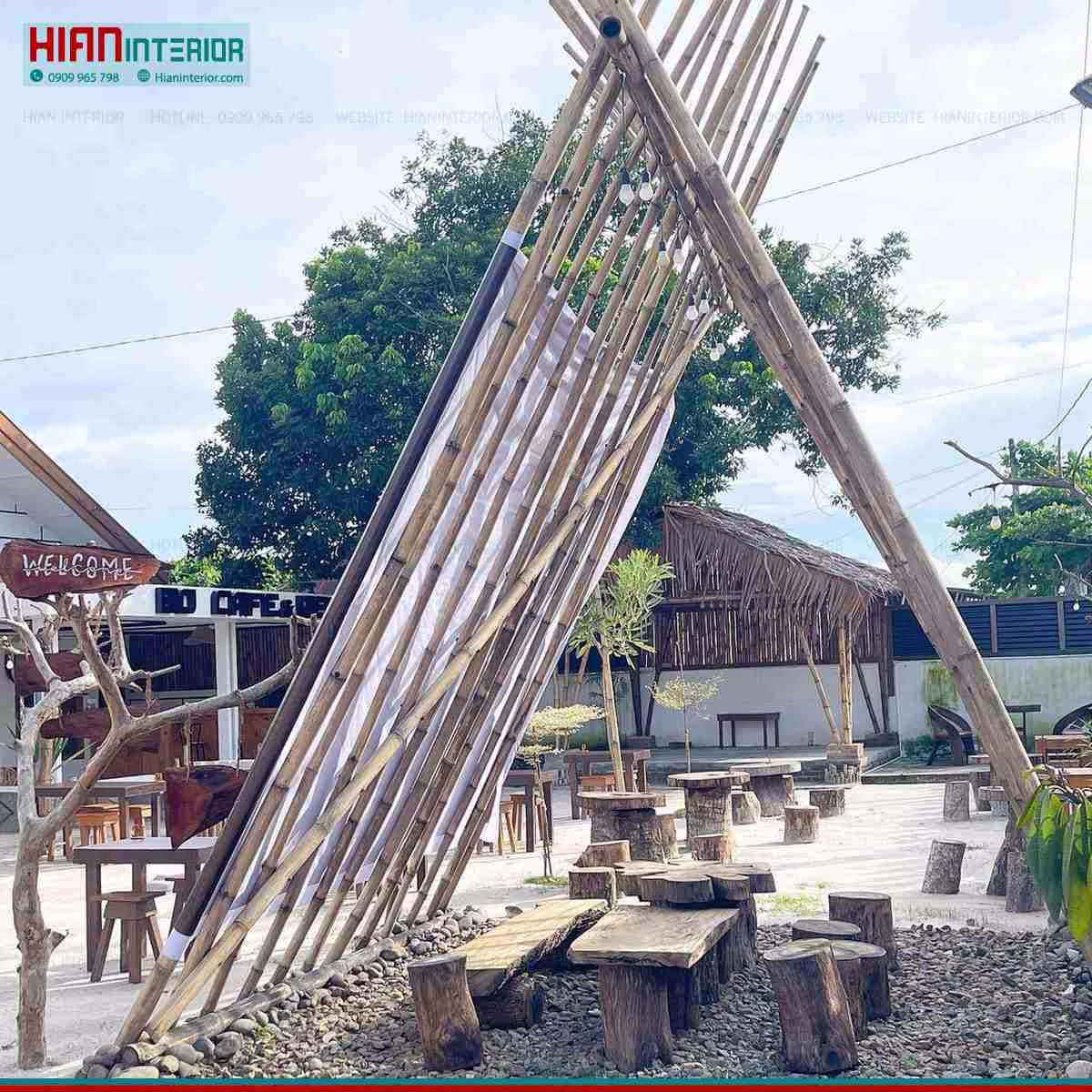 Chi phí thiết kế cafe sân vườn