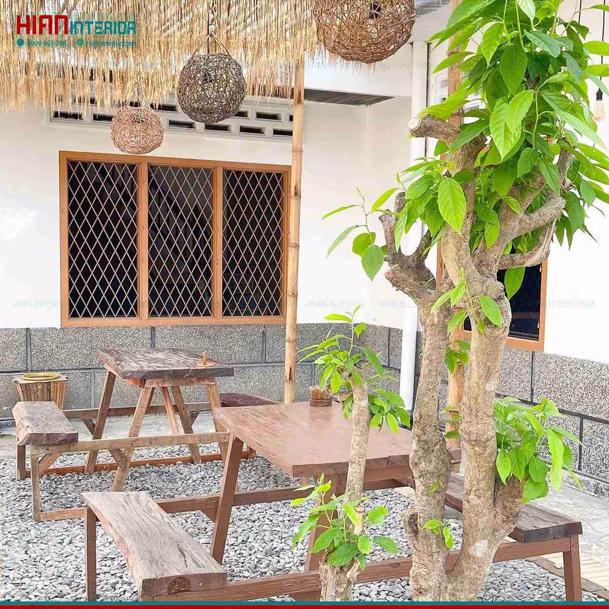 Chi phí thiết kế cafe sân vườn
