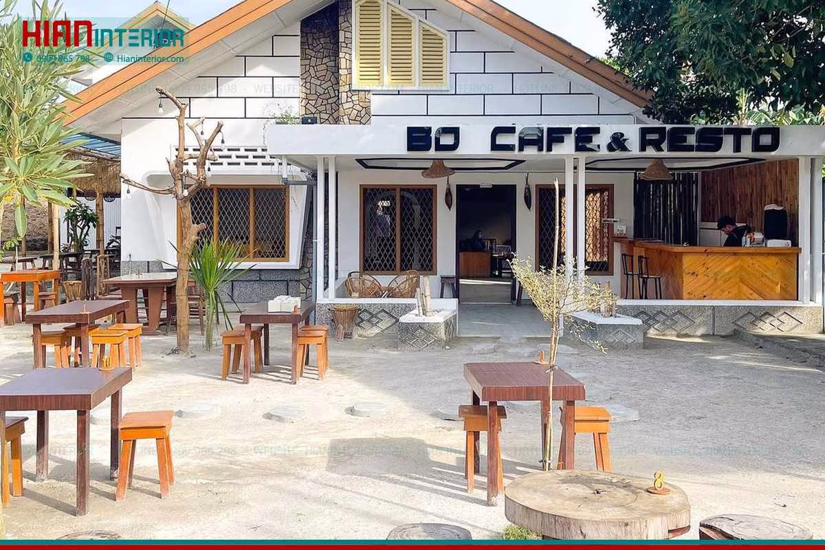 Chi phí thiết kế cafe sân vườn