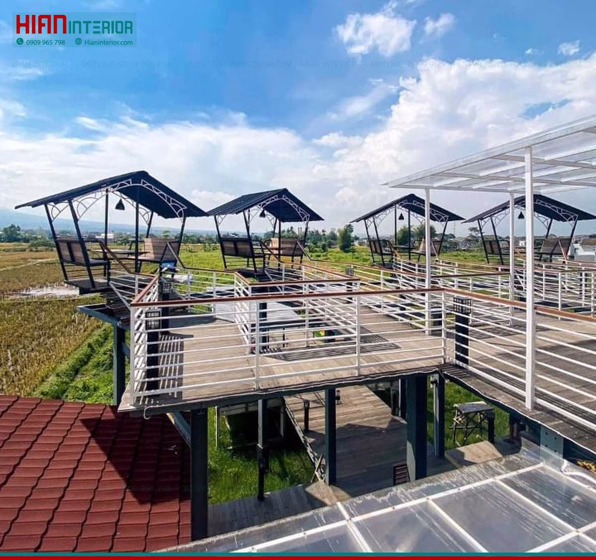 Quán cafe sân vườn 300m2