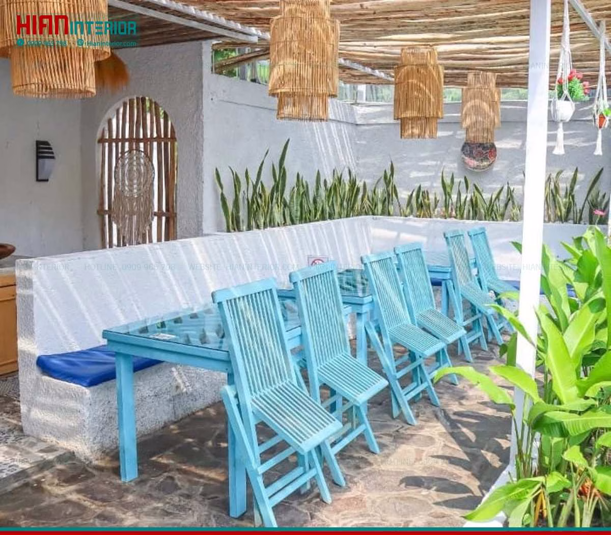 Thiết kế quán cà phê sân vườn