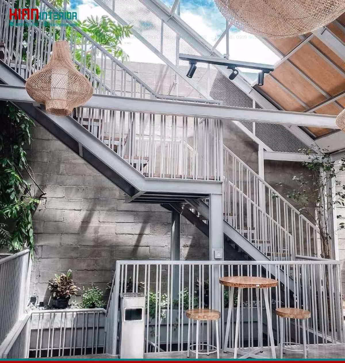 Thiết kế cafe sân vườn