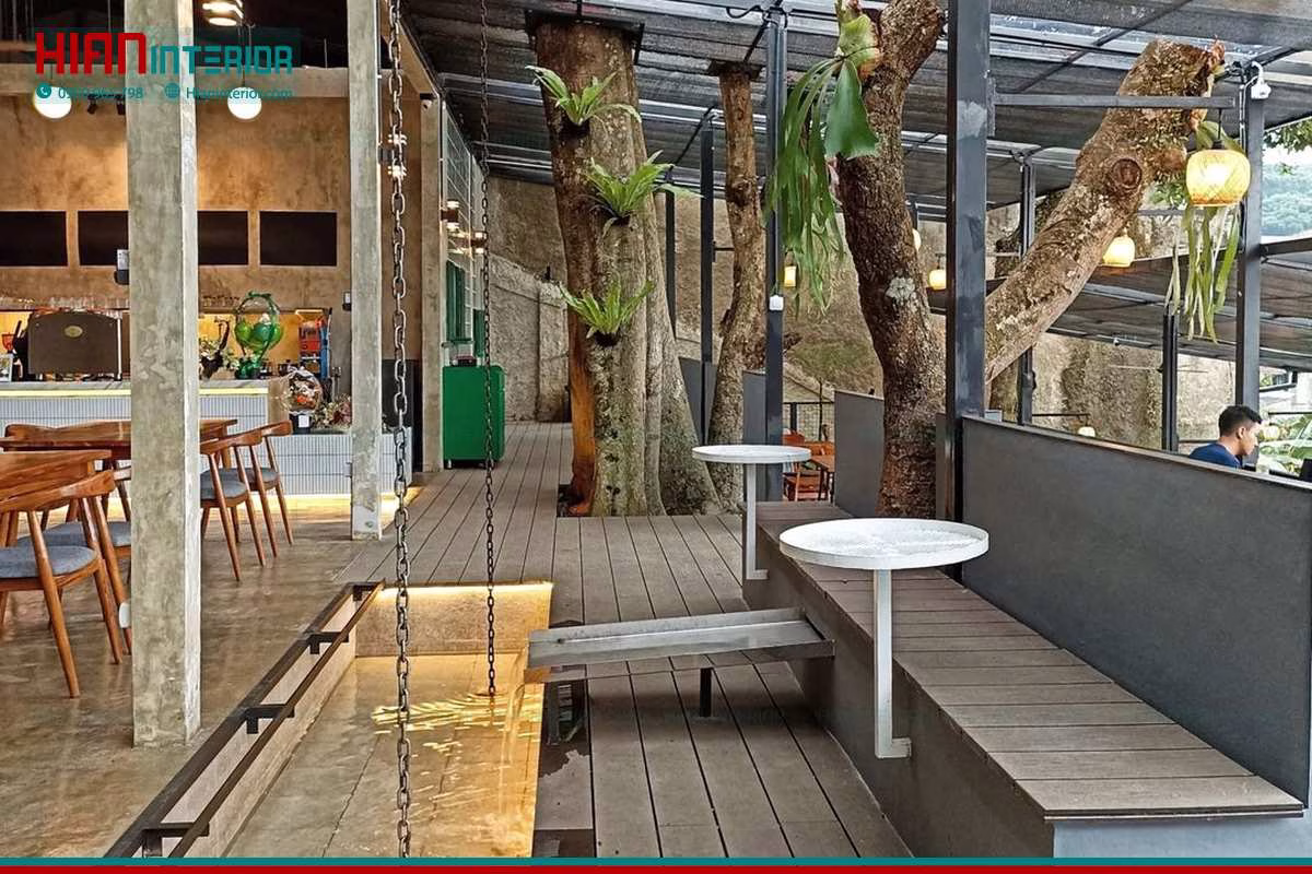 Mặt Bằng Quán Cafe Sân Vườn