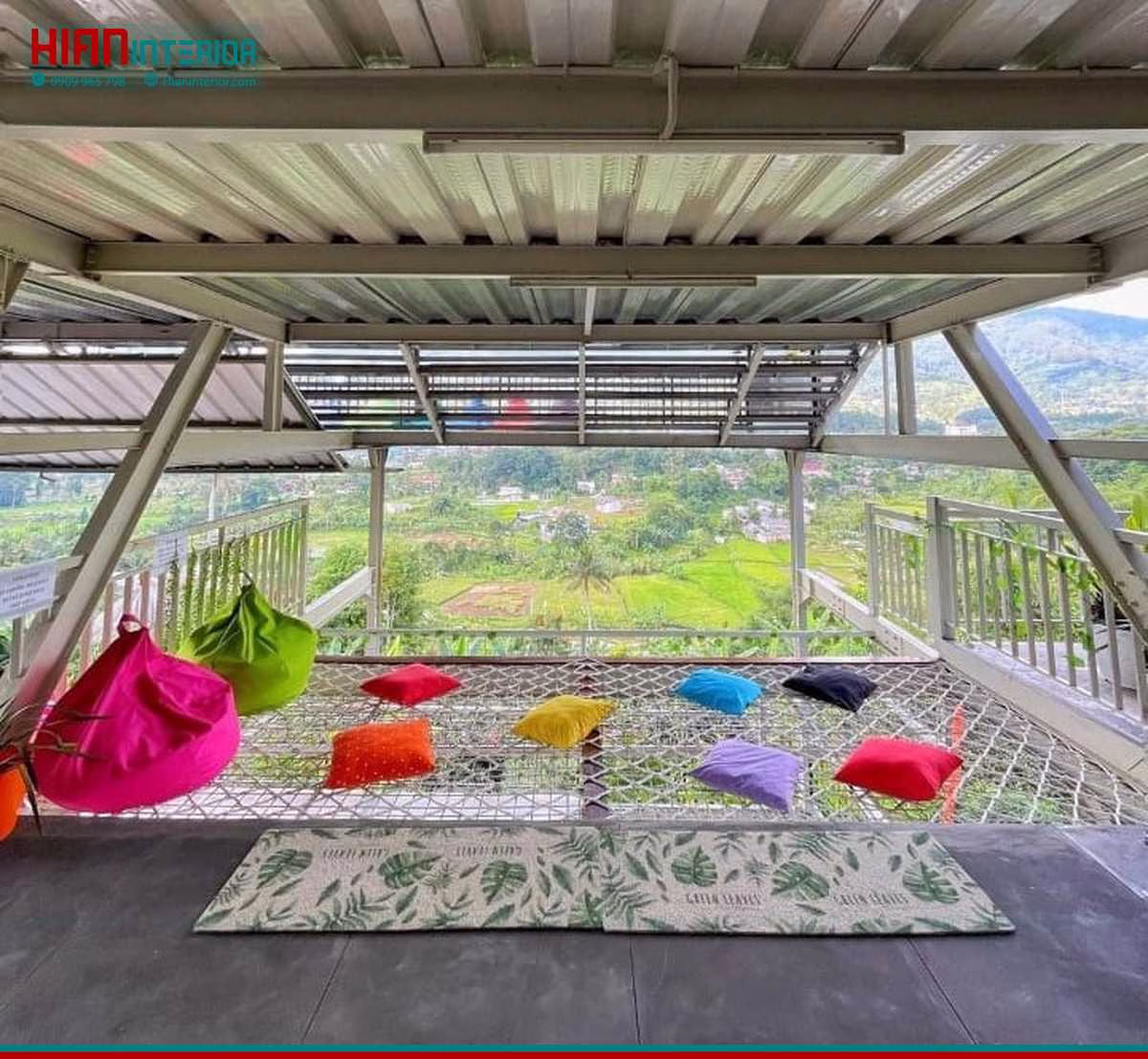 Mặt Bằng Quán Cafe Sân Vườn