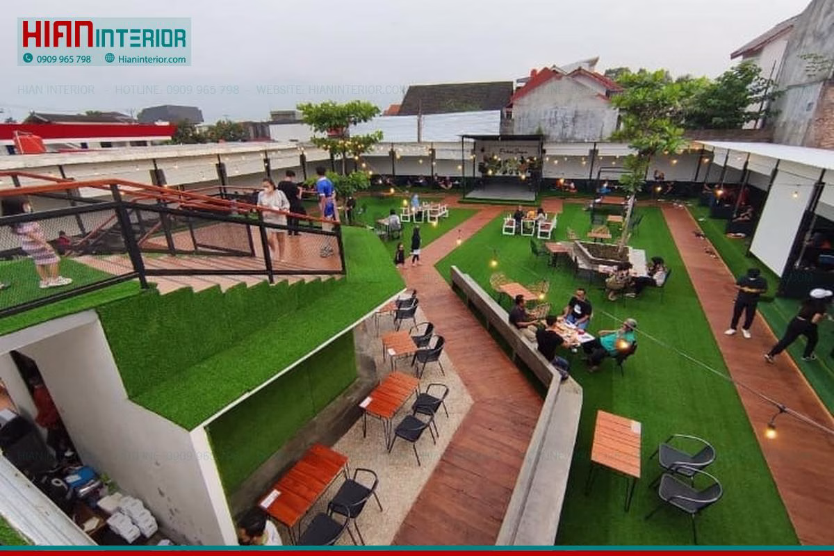 Chi Phí Thiết Kế Cafe Sân Vườn