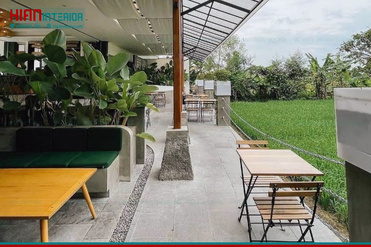Quán Cafe Sân Vườn 300M2